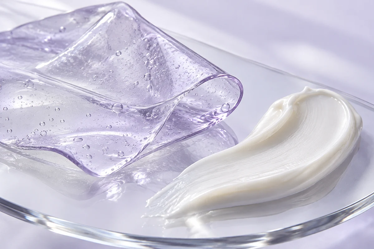 Gel and cream – conceptual material study