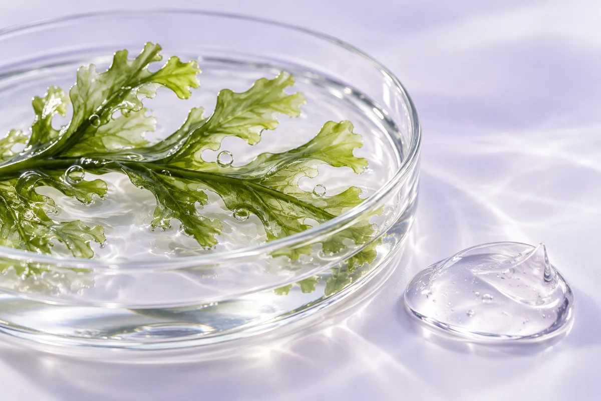 Algae and gel – conceptual material study